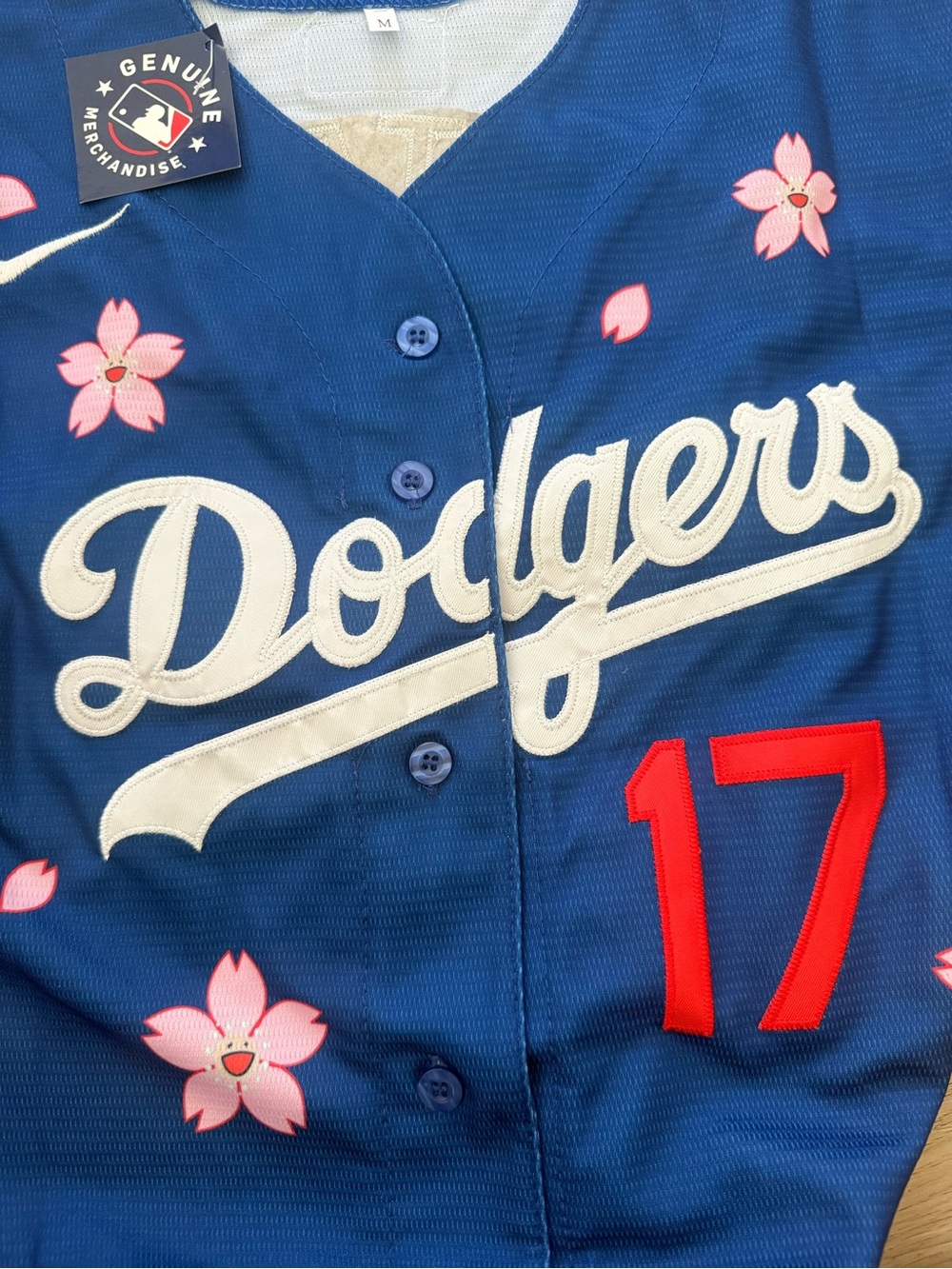 NWT LA Dodgers Tokyo Series 2025 Vapor Premier Jersey Shohei Ohtani Women’s Sz M - Picture 6 of 10